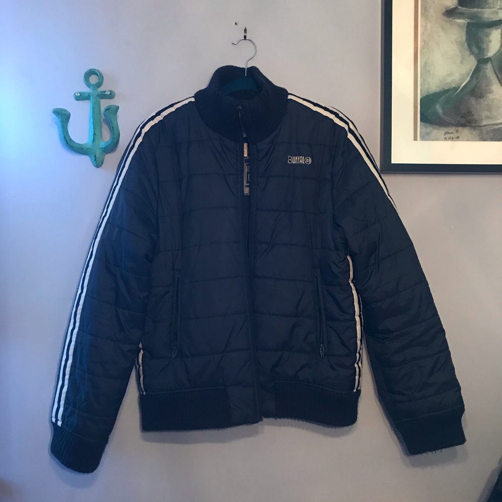 BUFFALO David Bitton Blue Puffer Jacket
